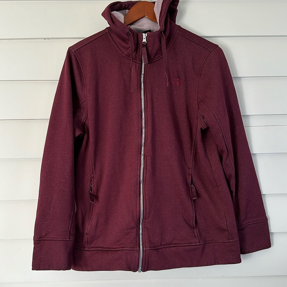 The North Face zip front hoodie Y2K 90s workout